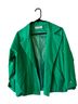 Feifan 100% Crepe Green Jacket Size M - photo 1