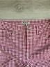 Madewell Checkered-gingham Red White Jeans Size 32 - photo 3