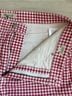 Madewell Checkered-gingham Red White Jeans Size 32 - photo 4