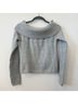 Edikted 100% Acrylic Solid Gray Pullover Sweater Size S - photo 4