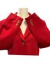 Lands' End 80% Wool 20% Cashmere 100% Acetate Orange Blazer Size 14 - photo 5