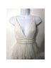 Rococo Sand 100% Viscose White Cocktail Dress Size XS - photo 4