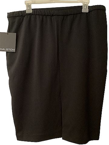 Halston Halston Tech Stretch Pencil Skirt Formal Skirt (view 2)