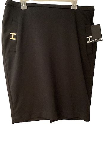 Halston Halston Tech Stretch Pencil Skirt Formal Skirt (view 1)