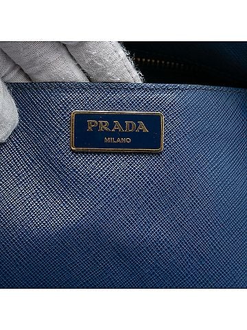 Prada Medium Saffiano Lux Galleria Double Zip Satchel (view 2)
