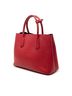 Prada 100% Leather Red Medium Saffiano Cuir Double Satchel One size - photo 3