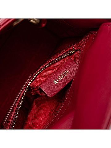 Dior Mini Lambskin Cannage Lady Dior (view 2)