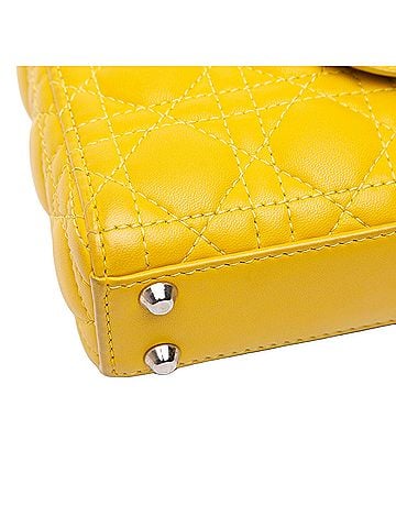 Dior Micro Lambskin Cannage Lady Dior (view 2)