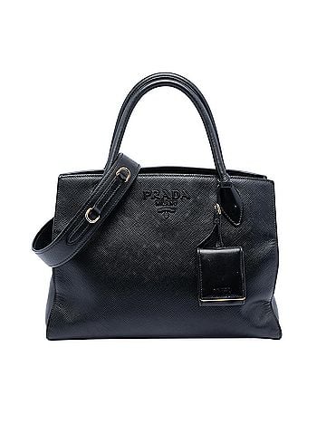 Prada Saffiano Cuir Monochrome Satchel (view 1)