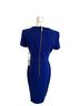 Calvin Klein Solid Blue Cocktail Dress Size 4 - photo 2