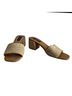Aqua 100% Fabric Solid Tan Brown Mule/Clog Size 8 - photo 7