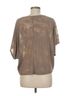 Varley Brown Short Sleeve Blouse Size M - photo 2