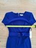Calvin Klein Solid Blue Cocktail Dress Size 4 - photo 6
