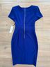Calvin Klein Solid Blue Cocktail Dress Size 4 - photo 7