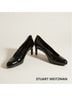 Stuart Weitzman 100% Patent Leather Solid Black Heels Size 4 1/2 - photo 3