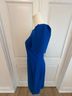 Calvin Klein Solid Blue Cocktail Dress Size 4 - photo 4