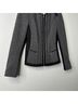 White House Black Market Tweed Gray Jacket Size 2 - photo 9