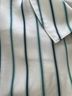 Rails 100% Silk Stripes White Blue Button-Down Shirt Size XL - photo 5