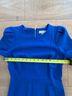 Calvin Klein Solid Blue Cocktail Dress Size 4 - photo 6