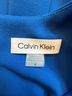Calvin Klein Solid Blue Cocktail Dress Size 4 - photo 3