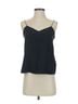 Sézane Solid Floral Black Tank Top Size 2 - photo 1