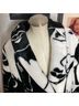 Donnybrook 100% Acrylic Print Black White Coat Size M - photo 5