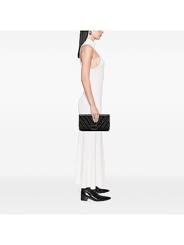 Chanel Chevron Sheepskin Subtle Clutch (view 2)