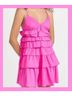 STAUD Pink Cocktail Dress Size XS - photo 5