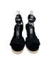 TOMS 100% Fabric Black Wedges Size 7 1/2 - photo 2