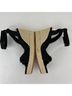 TOMS 100% Fabric Black Wedges Size 7 1/2 - photo 8