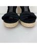 TOMS 100% Fabric Black Wedges Size 7 1/2 - photo 3