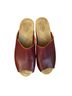 Charlotte Stone 100% Leather Red Mule/Clog Size EU 39 - photo 4