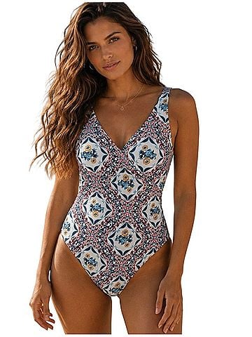 Jantzen Surplice  One Piece Swimsuit (view 1)