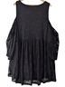 Torrid 100% Polyester 10% Spandex 90% Nylon Black 3/4 Sleeve Top Size 5X - photo 3