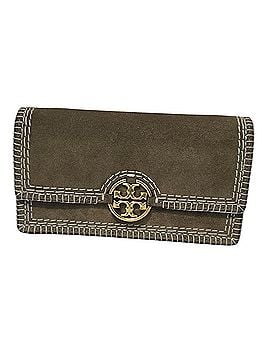 Tory Burch miller suede stitched wallet crossbody  Leather Crossbody Bag (view 1)