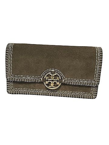 Tory Burch miller suede stitched wallet crossbody  Leather Crossbody Bag (view 1)