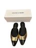 Veronica Beard Gold Black Mule/Clog Size 7 - photo 1