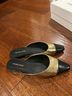Veronica Beard Gold Black Mule/Clog Size 7 - photo 5