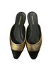 Veronica Beard Gold Black Mule/Clog Size 7 - photo 2