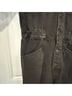 Free People 100% Cotton Solid Black Jumpsuit Size M - photo 6