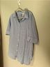Chico's 100% Cotton Stripes Blue White 3/4 Sleeve Jersey Size 2 - photo 4