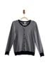 L.L.Bean Stripes Blue White Cardigan Size L - photo 1