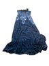 Altar'd State 100% Polyester Print Blue Gray Cocktail Dress Size S - photo 2