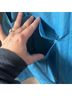 Rails 100% Polyester 67% Rayon 16% Polyester 12% Cotton 5% Metallic Fiber Solid Blue Faux Leather Jacket Size XS - photo 6