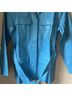Rails 100% Polyester 67% Rayon 16% Polyester 12% Cotton 5% Metallic Fiber Solid Blue Faux Leather Jacket Size XS - photo 5