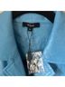 Rails 100% Polyester 67% Rayon 16% Polyester 12% Cotton 5% Metallic Fiber Solid Blue Faux Leather Jacket Size XS - photo 3