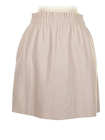 Zara Faux Leather Skirt (view 2)