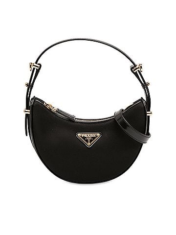 Prada Small Re Nylon and Leather Arque Satchel (view 1)