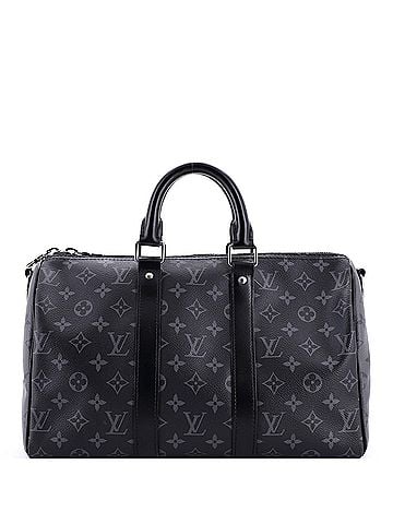 Louis Vuitton Keepall Bandouliere Bag Reverse Monogram Eclipse Canvas 35 (view 1)