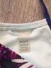 Roxy Floral Purple Blue Swimsuit Top Size M - photo 3